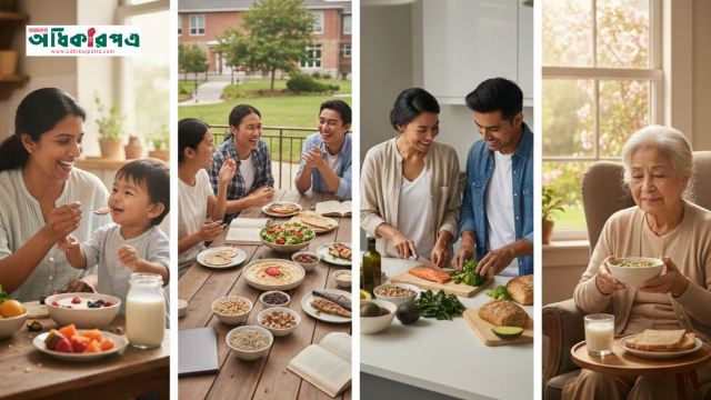 শৈশব থেকে বার্ধক্য: বয়স বাড়ার সাথে কেন পাল্টে ফেলতে হবে আপনার ডায়েট